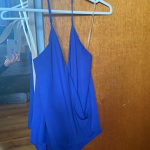 Halter top royal blue